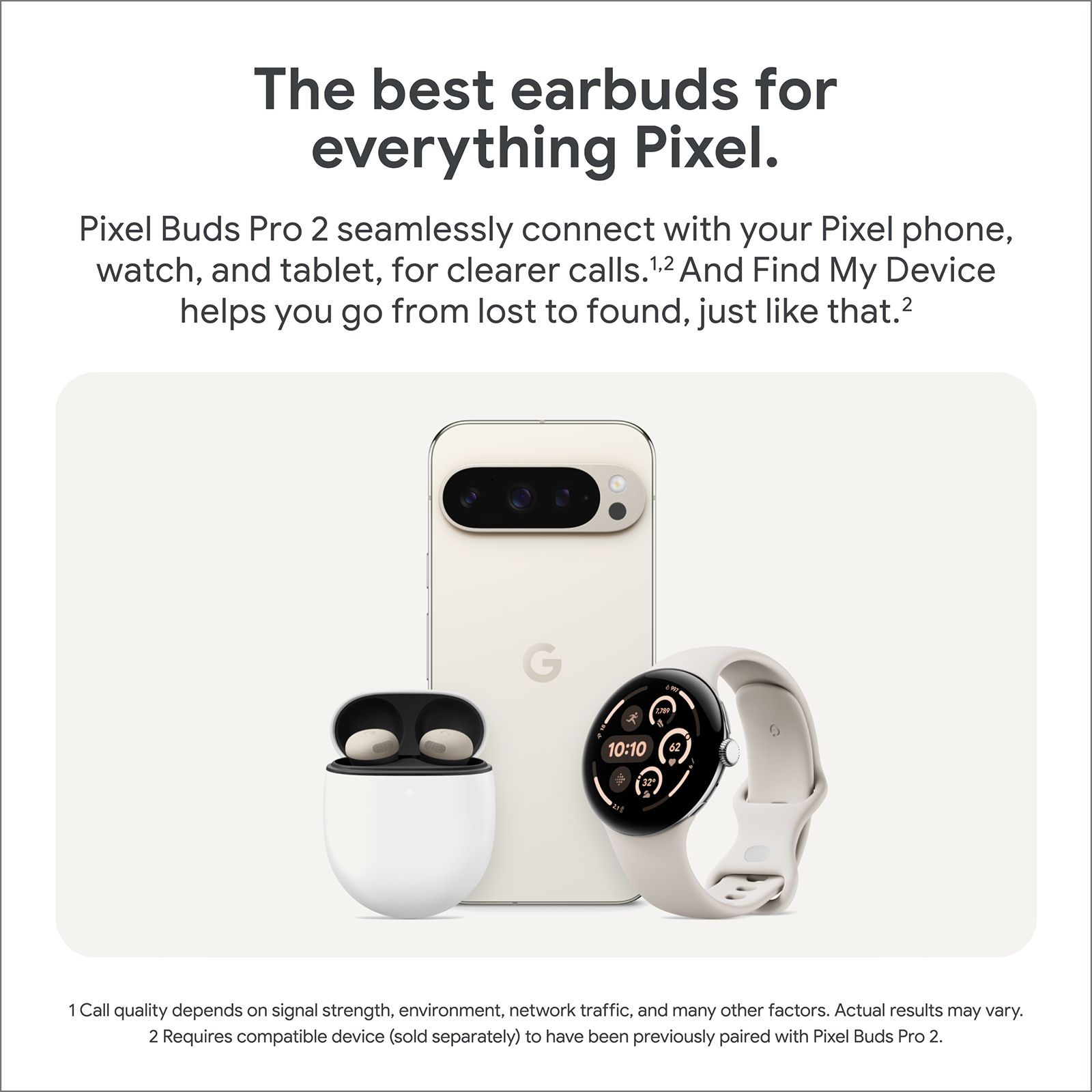 Google Pixel Buds Pro 2 ホワイト　新品 Google Pixel Buds Pro 2 - Wireless Earbuds with Active Noise